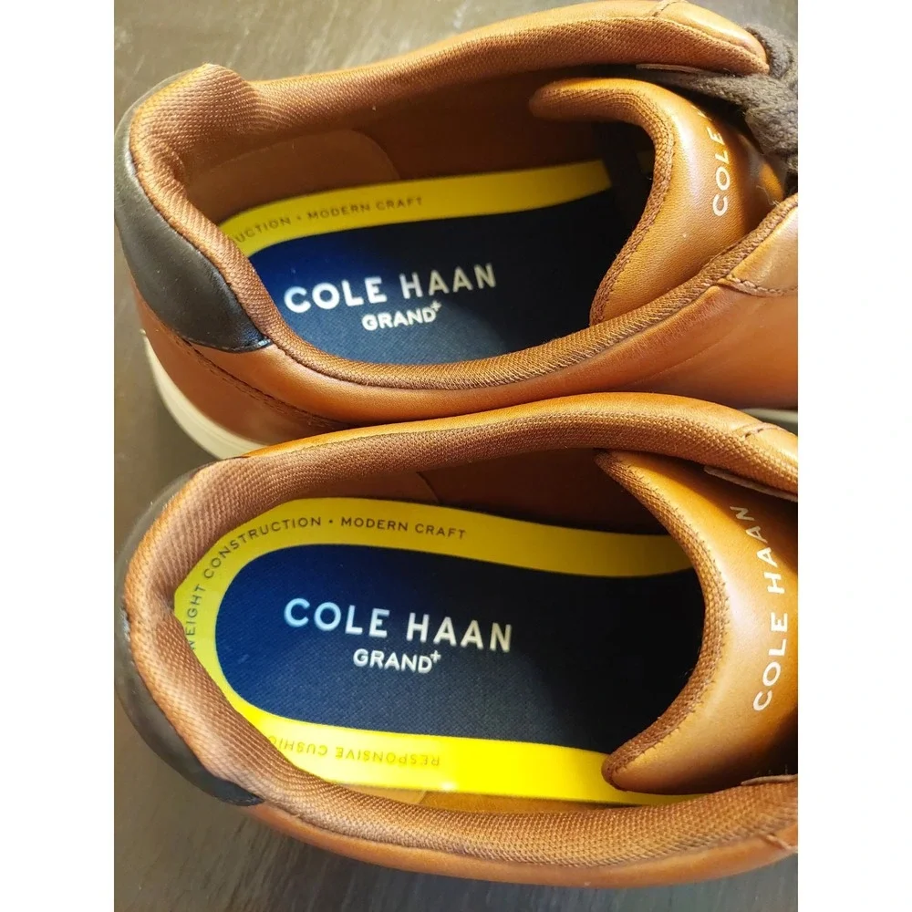 Cole Haan Men's Grand Pureshot Court Sneaker British Tan US 13 M C41897 NEW!
